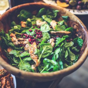 Spinach salad